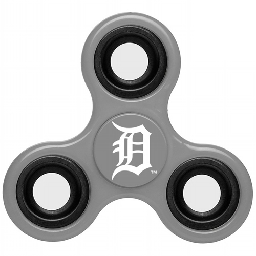 MLB Detroit Tigers 3 Way Fidget Spinner G45 - Gray - Click Image to Close